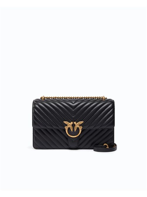 Borsa media a tracolla Love Bag One Chevron New Buckle